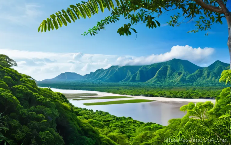 동티모르의 동물 보호 활동 - **"Blue Pulse: Underwater Treasures of Timor-Leste"**
    A vibrant underwater scene in the waters s...
