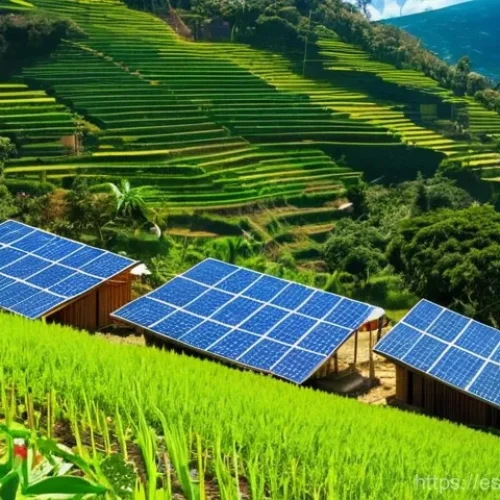 Home 26 동티모르와 유럽 연합의 관계 - **Prompt for Sustainable Development & Community Life:**
"A picturesque, vibrant Timorese villag...